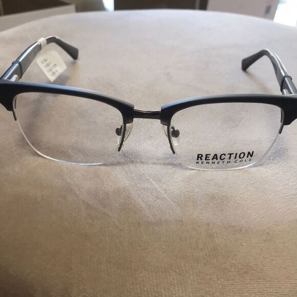 Kenneth Cole Reaction Other - KENNETH COLE REACTION MENS EYEGLASS FRAMES NEW GREY/BLK 50-20-140 DESIGNER NWT